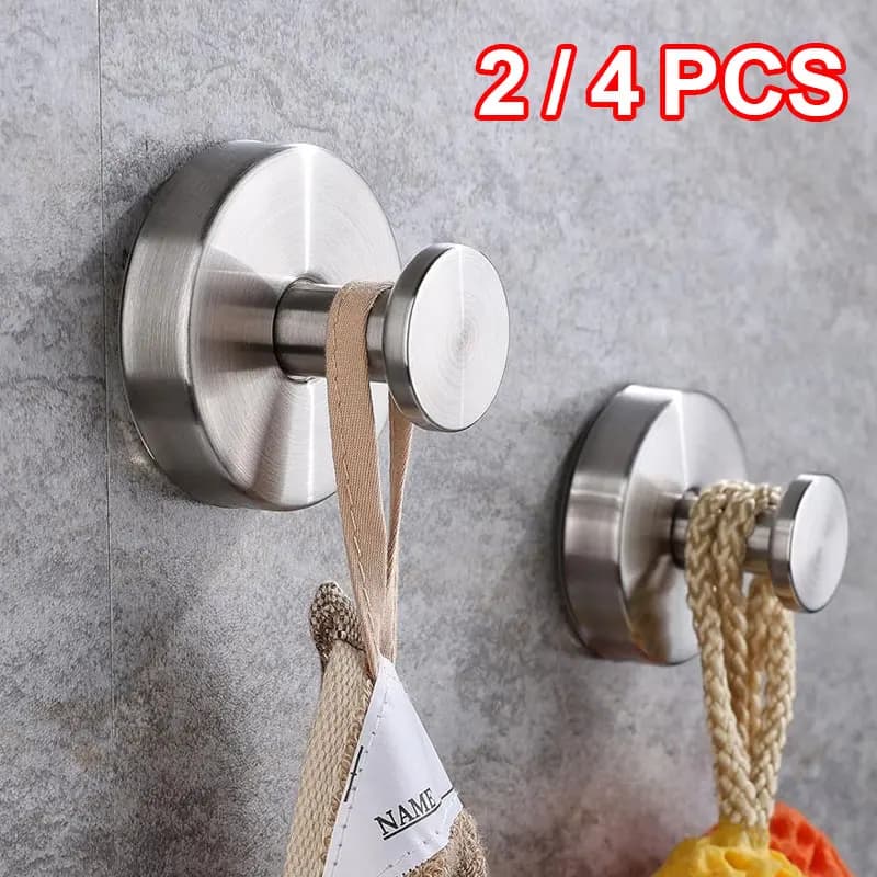 Vacuum Suction Cup Hooks Punch Free Bath Sucker Hook Wall Hook Hanger Glass Kitchen Bathroom Hooks for Towel Handbag