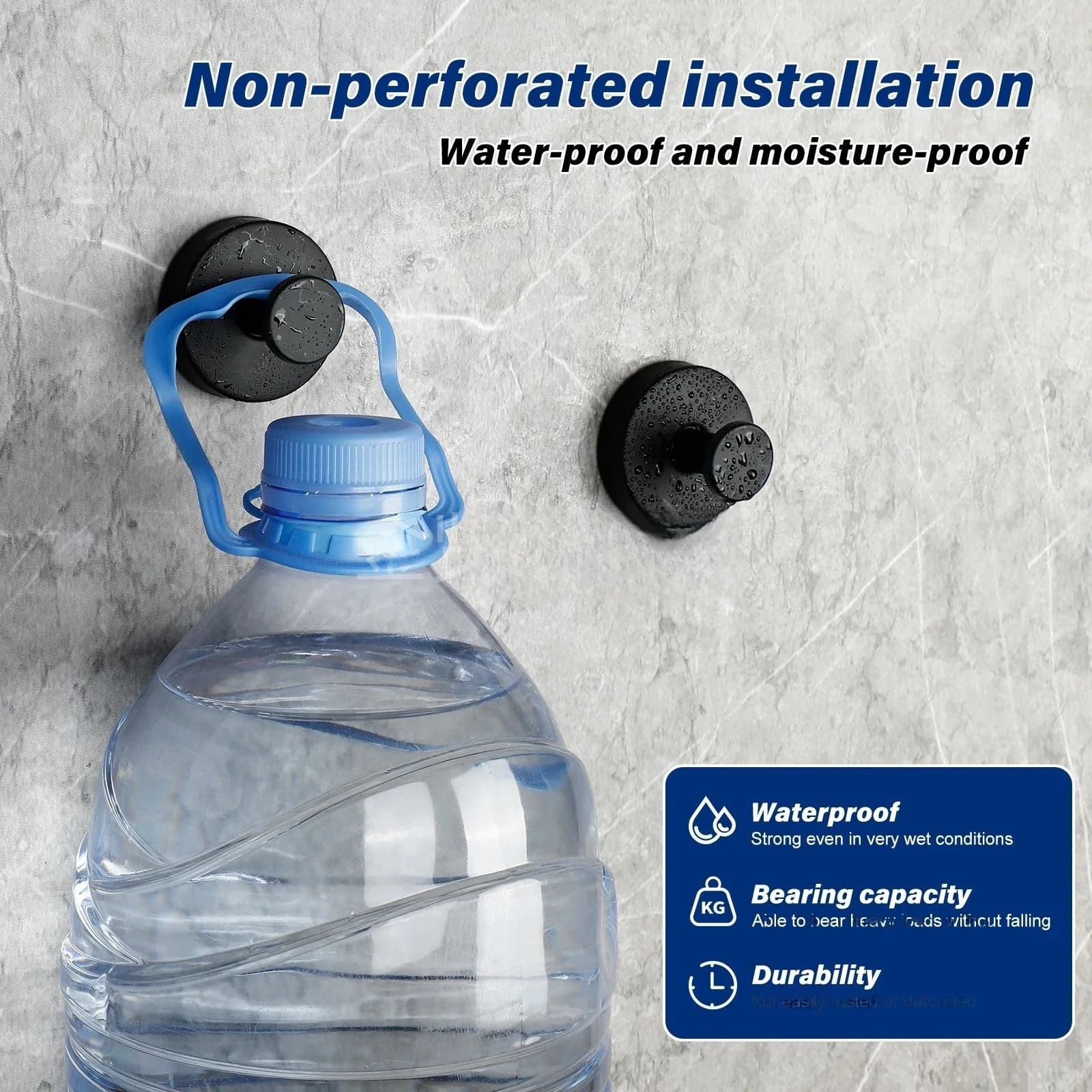 Vacuum Suction Cup Hooks Punch Free Bath Sucker Hook Wall Hook Hanger Glass Kitchen Bathroom Hooks for Towel Handbag