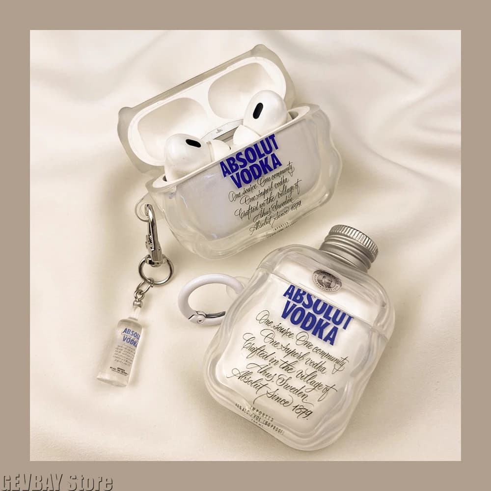 NEW Vodka Airpods 4 Case 4th Generation Case Airpods Pro 2 Compatible for Apple Earphone Case 3rd Generation