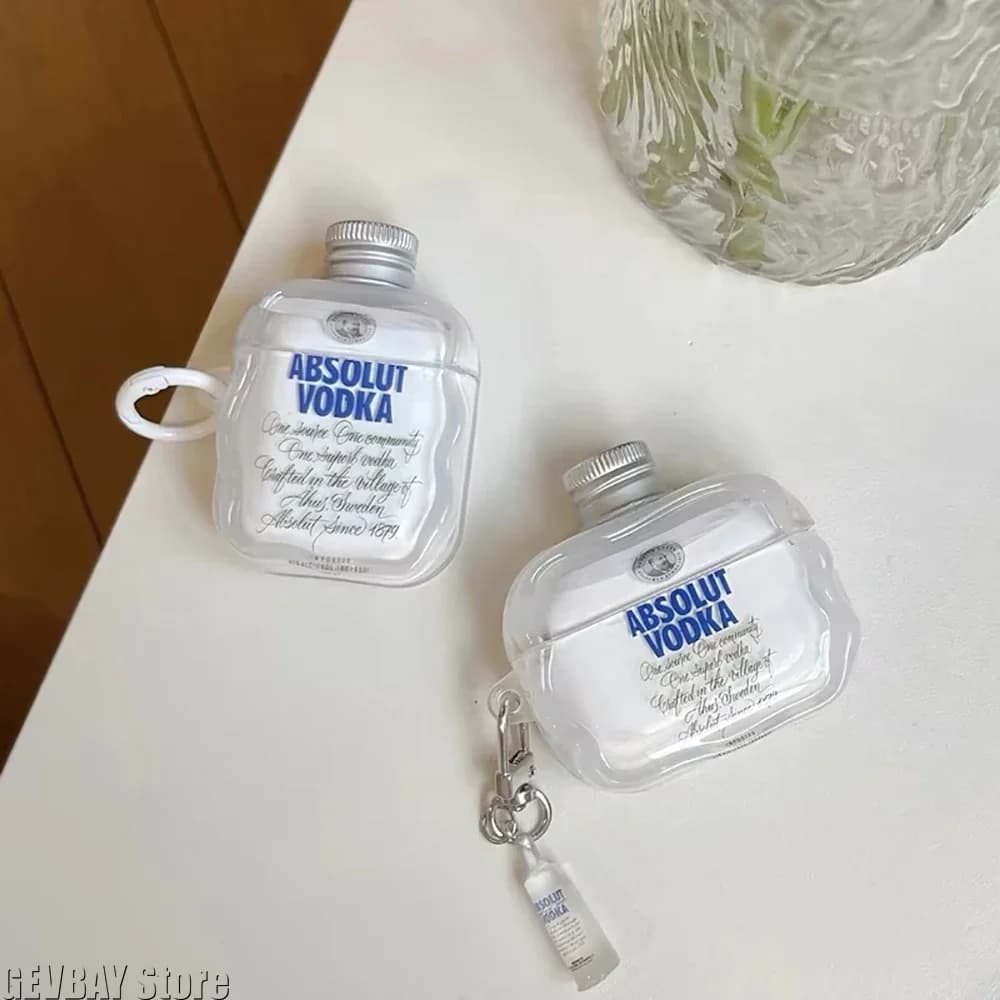 NEW Vodka Airpods 4 Case 4th Generation Case Airpods Pro 2 Compatible for Apple Earphone Case 3rd Generation