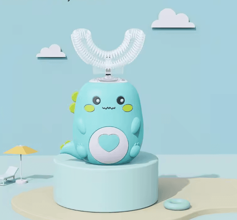 Elektryczna szczoteczka dla dzieci U-Shape 360° z kreskówkowymi motywami 🦷