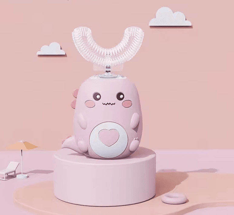 Elektryczna szczoteczka dla dzieci U-Shape 360° z kreskówkowymi motywami 🦷