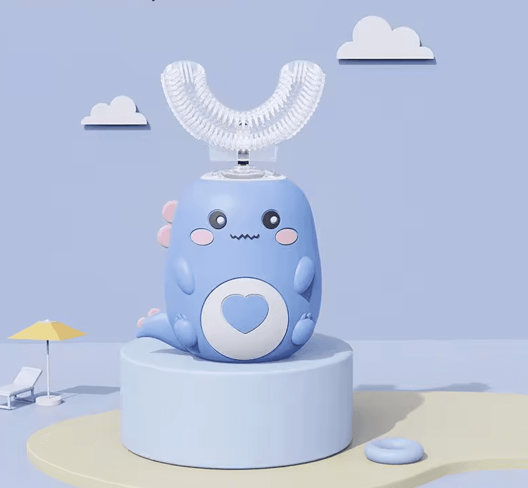 Elektryczna szczoteczka dla dzieci U-Shape 360° z kreskówkowymi motywami 🦷